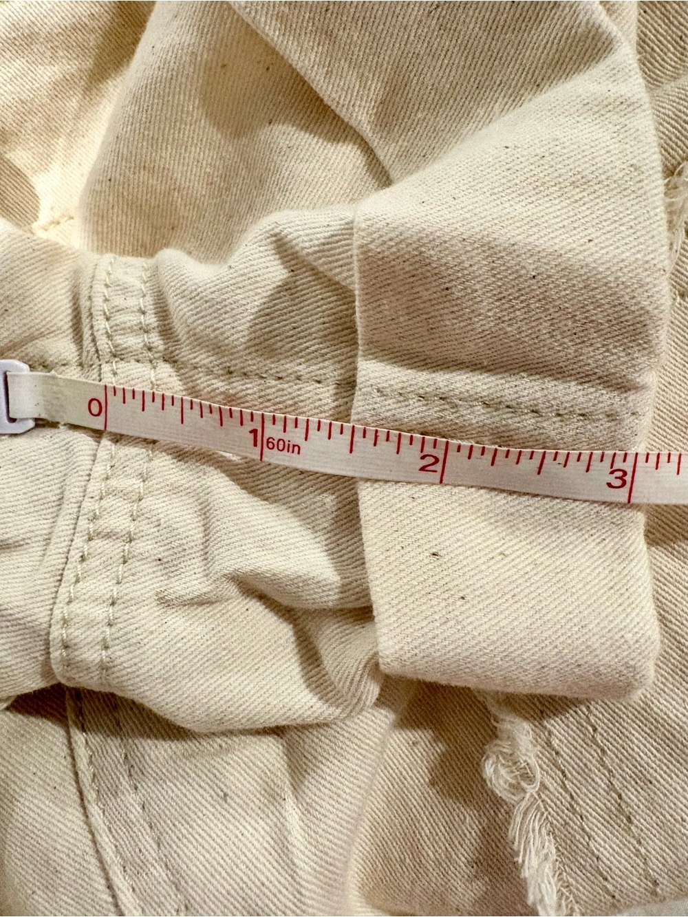 NWOT POL Cream Patch Short Overalls Small - Picture 8 of 8